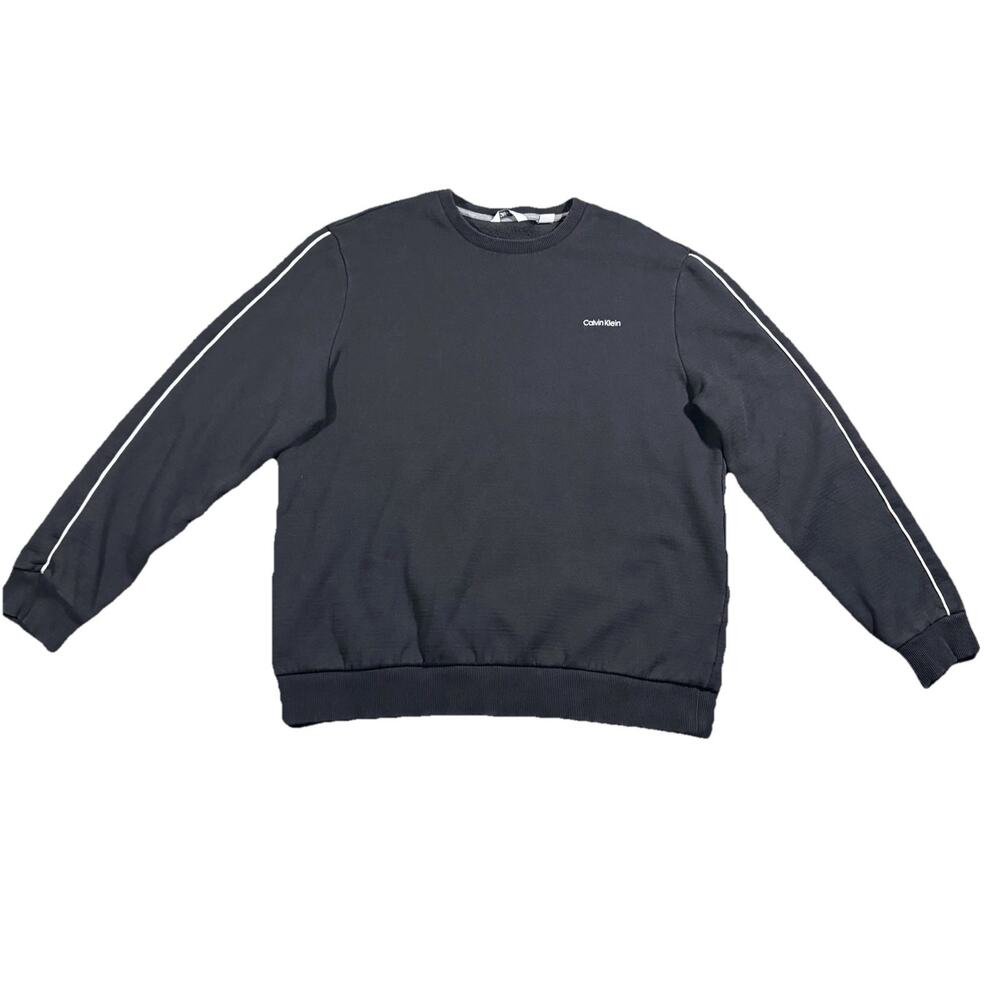 Calvin Klein Women's XL Black Long Sleeve Shirt Basic Casual Top